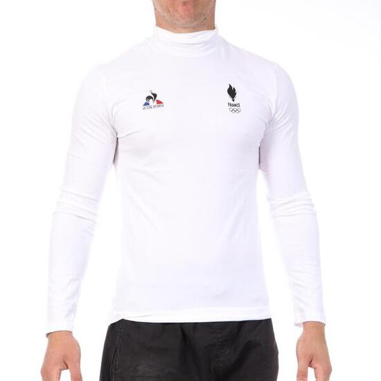 T-Shirt Manches Longues Blanc Homme Le Coq Sportif Autres