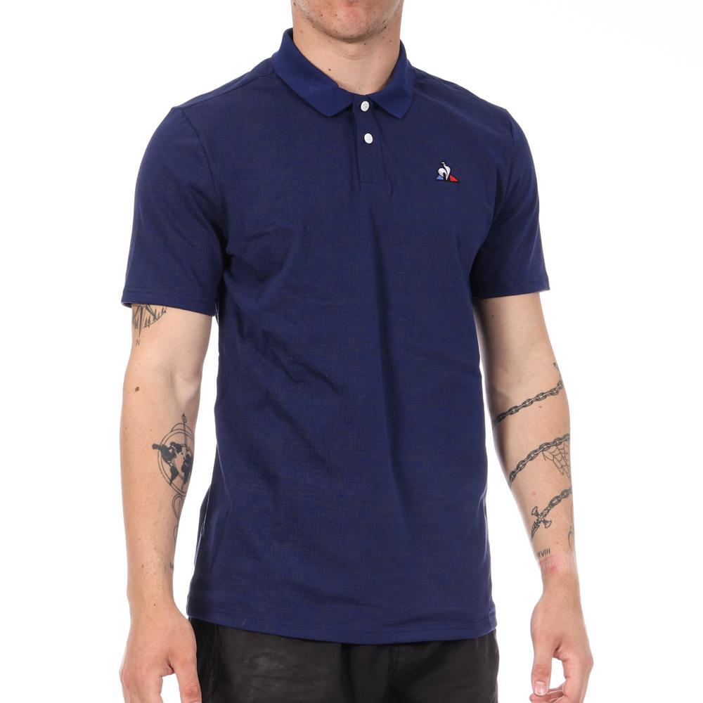 Le Coq Sportif Men's Polo Shirt Marine Blue