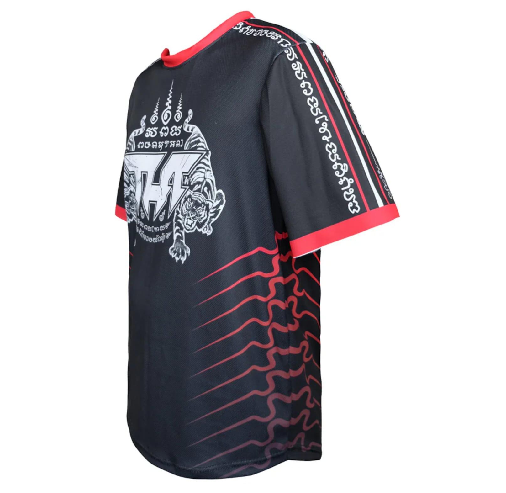 Koszulka Treningowa TUFF True Power Twin Tigers Yantra Black 3/4