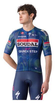 Maglia a maniche corte Castelli Climber's A/C Soudal Quickstep Blu Uomo