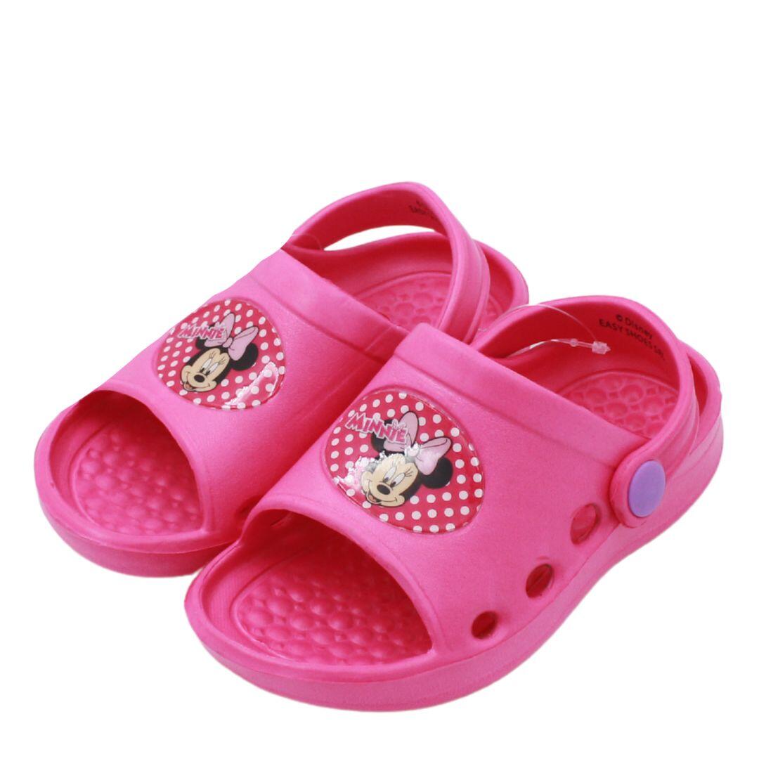 Chinelo de praia rosa da Minnie Mouse, tamanho 28/29 2/2