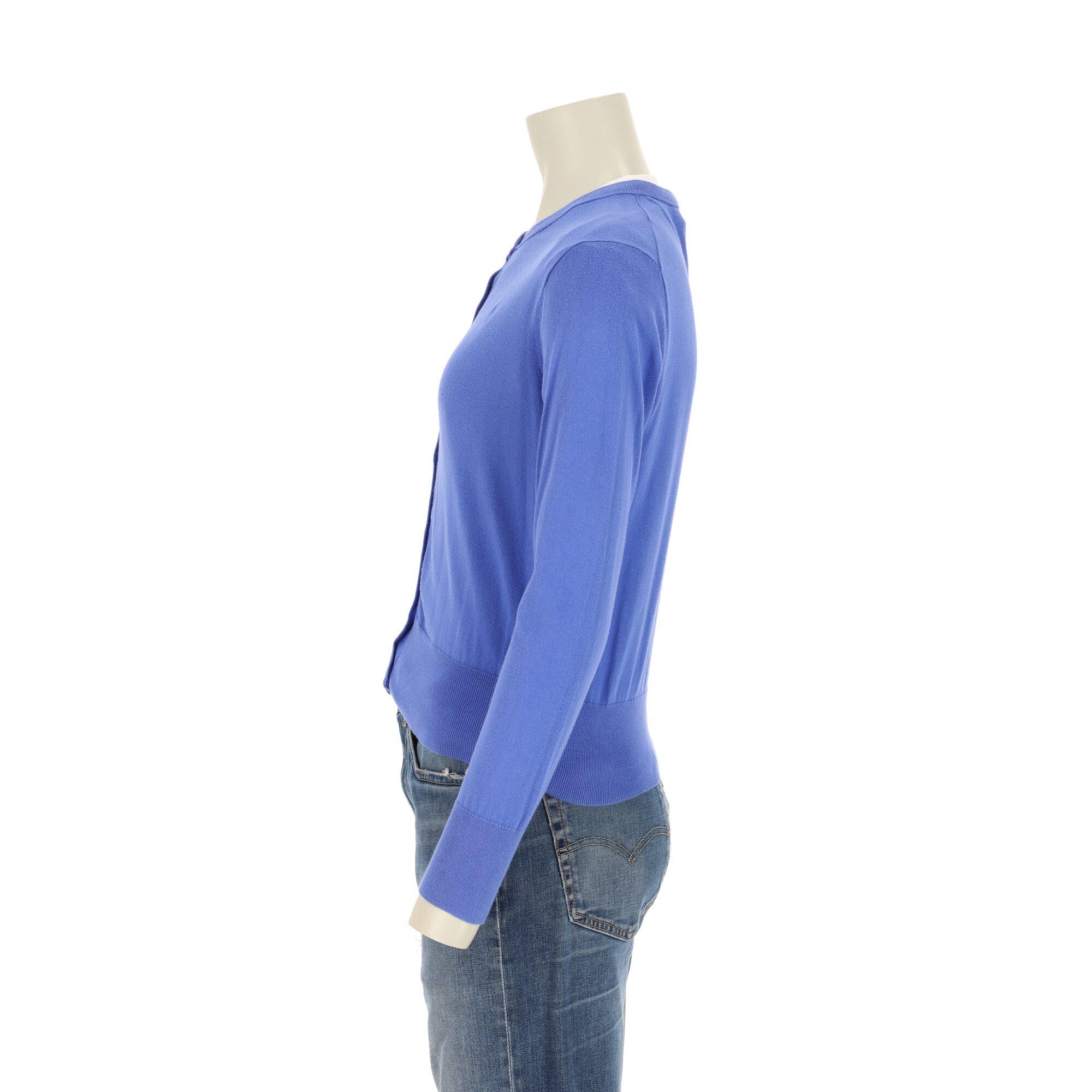 Gilet Femme cardigan Bleu 3/7