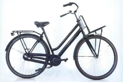 Bsp metropolis zwart - dames 57 cm, 3 versnellingen