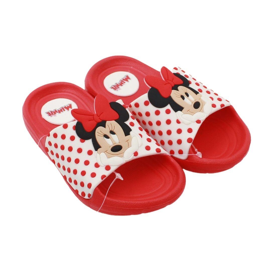 Red Minnie Mouse 3D Slippers - Decathlon