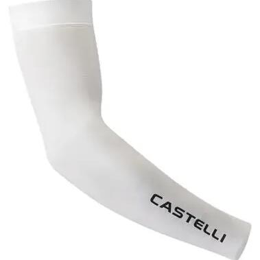Castelli UPF 50+ Light 3 White Arm Warmers
