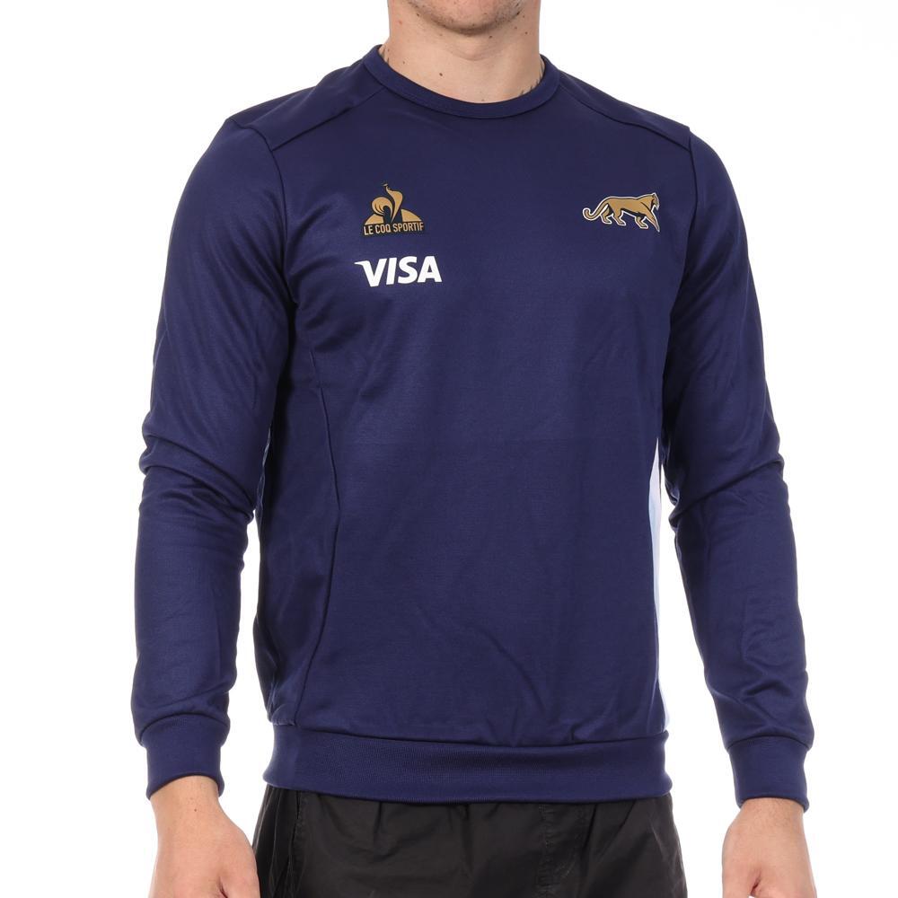 Men's Le Coq Sportif Crew Neck Sweatshirt in Blue