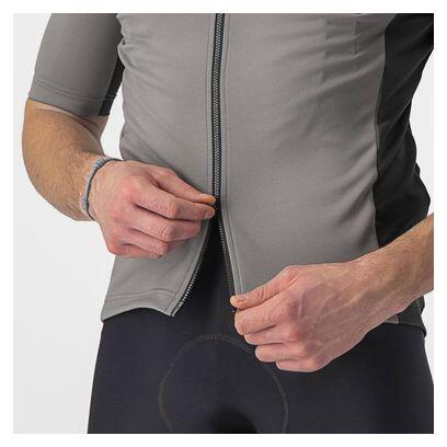 Castelli Perfetto RoS 2 Wind Short Sleeve Jersey Light/Dark Grey 7/7
