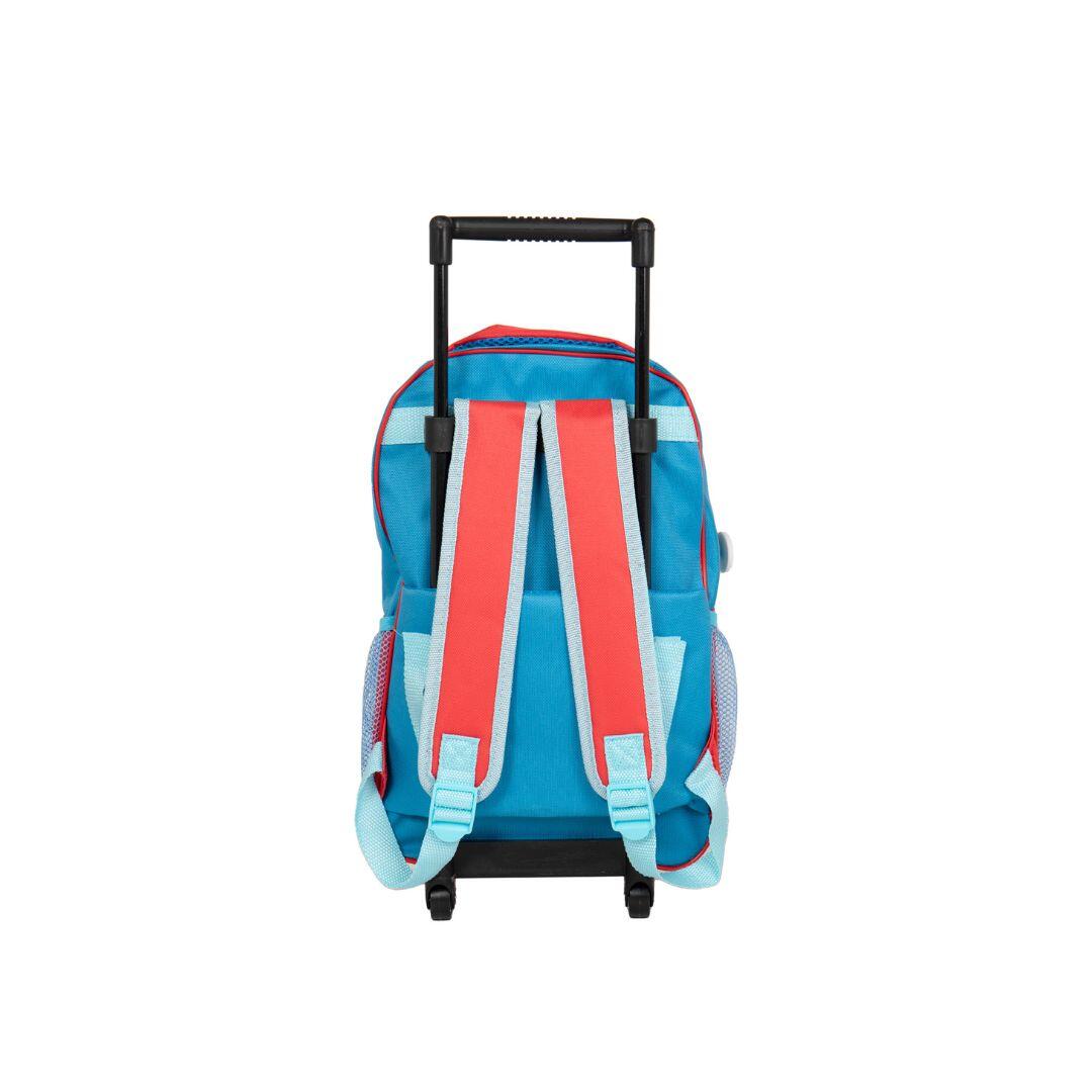 Sac à dos à roulettes Mickey Mouse bleu pour la maternelle - Sac à dos magique à 3/3