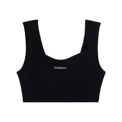 Brassière de sport avec col en forme de cœur, soutien léger