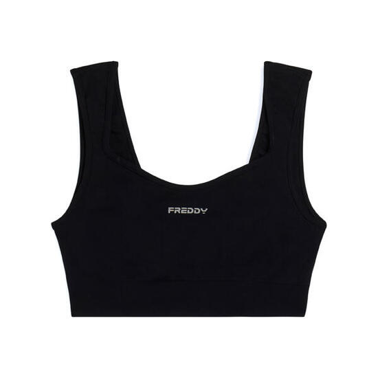Brassière de sport avec col en forme de cœur, soutien léger
