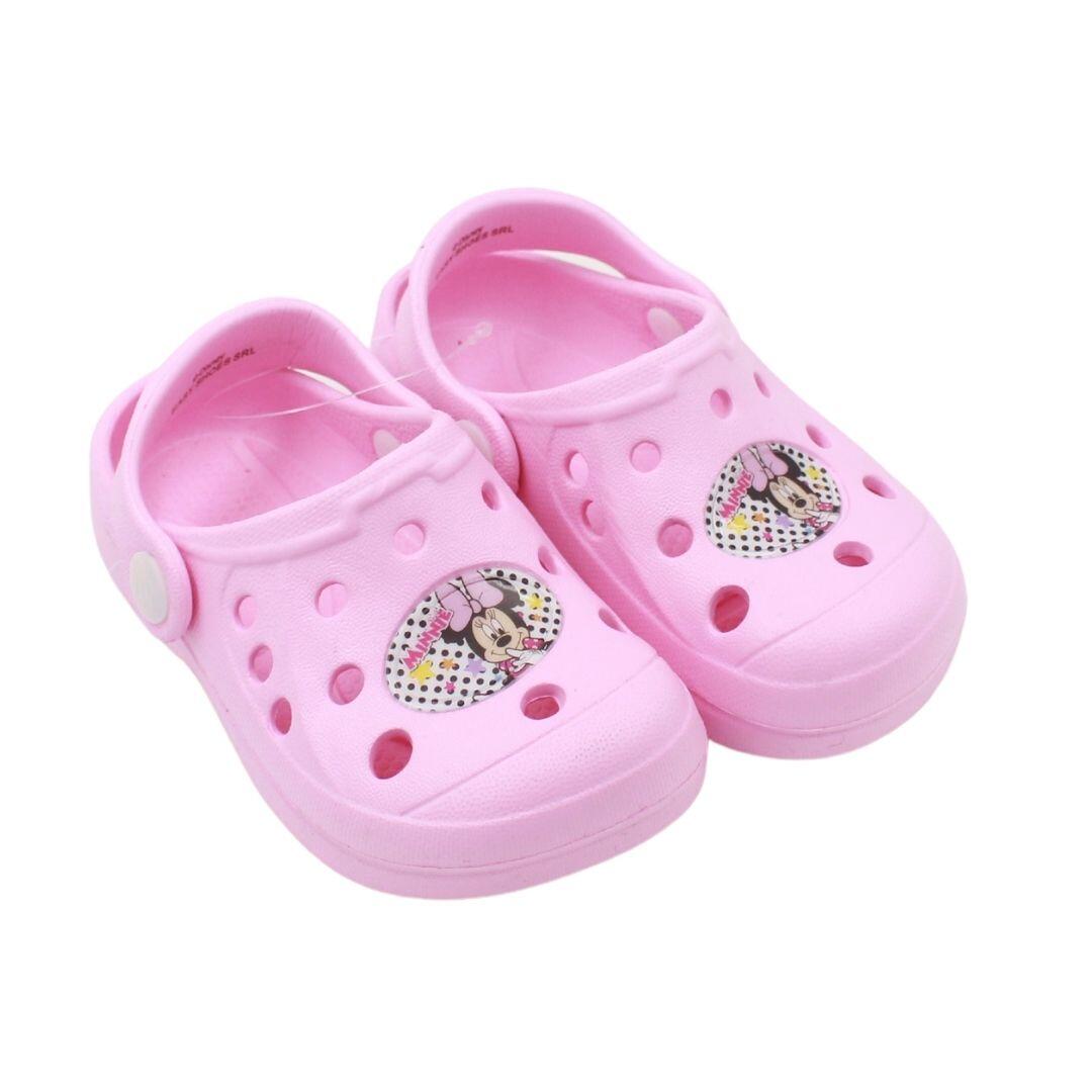 Geschlossene Hausschuhe mit Minnie-Mouse-Motiv in Rosa, Größe 28/29 2/2