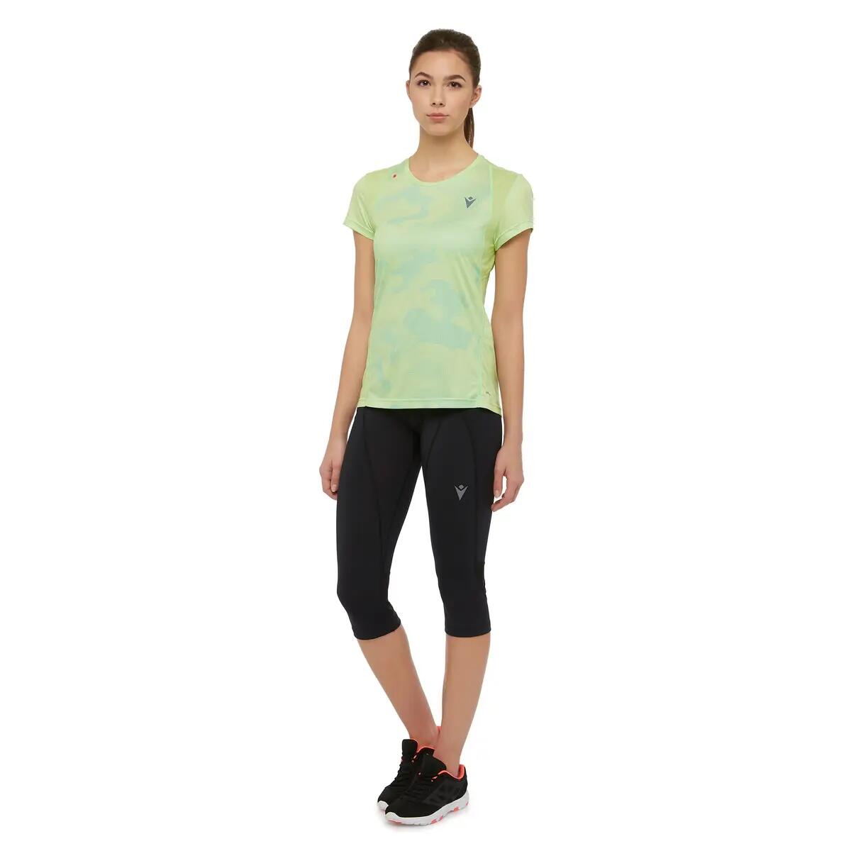 Pantaloni da donna 3/4 Macron Running Scarlet 2/5