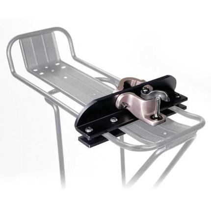 Support pour attacher au porte-bagage le charriot Burley travoy