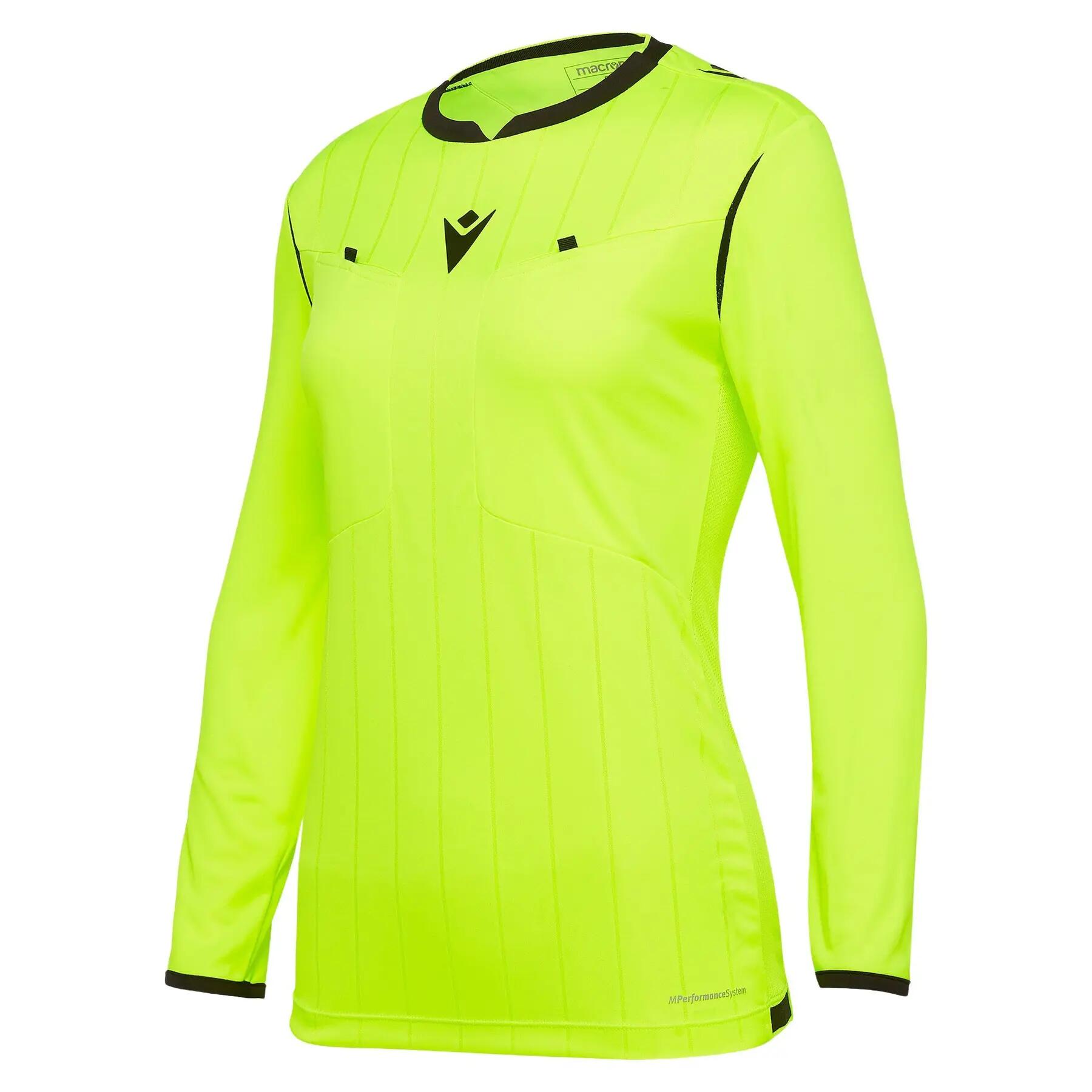 Scheidsrechtershirt lange mouwen voor dames Macron Stephanie 2/5