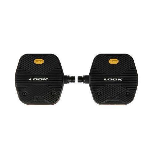 Pedali flat illuminati e ricaricabili con impugnatura in vibram Look Geovision