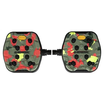 TRAIL GRIP R Pédales de vélo plates antidérapantes - Rouge