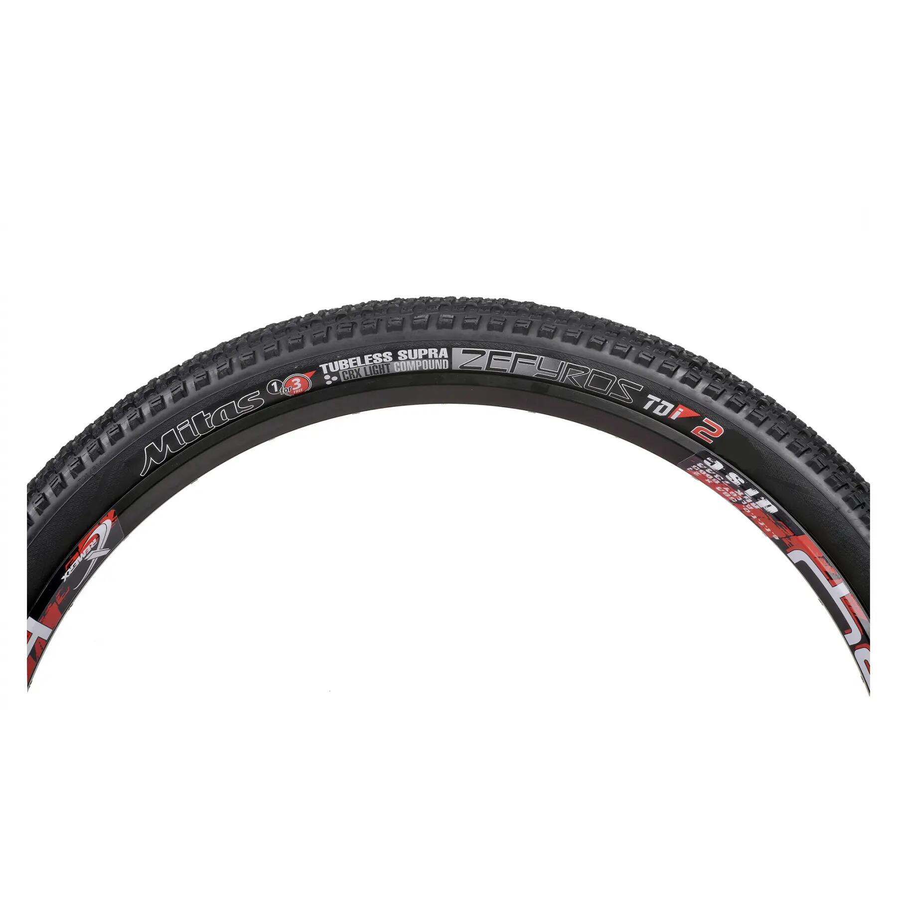 Pneu Mitas Zefyros tubeless Supra/Textra 27.5 X 2.25 2/3