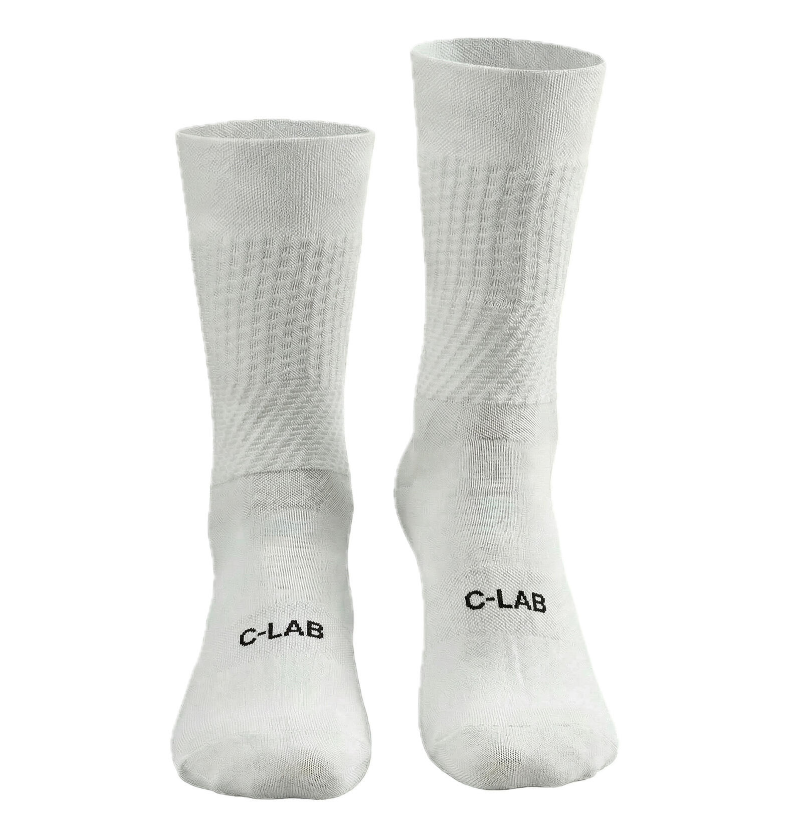 Calze da ciclismo traspiranti "Don't Draft" – Bianco 2/3