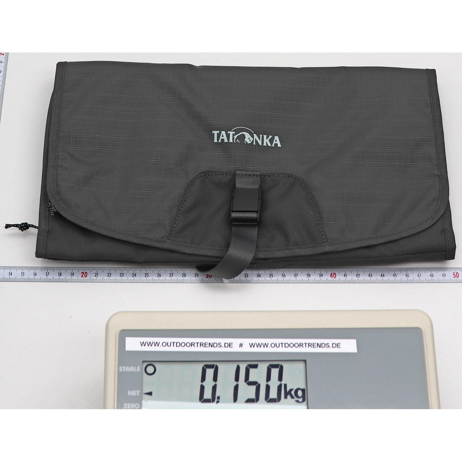 Trousse de toilette Tatonka Travelcare Titan Grey 32x17x4 cm légère, déperlante 7/7