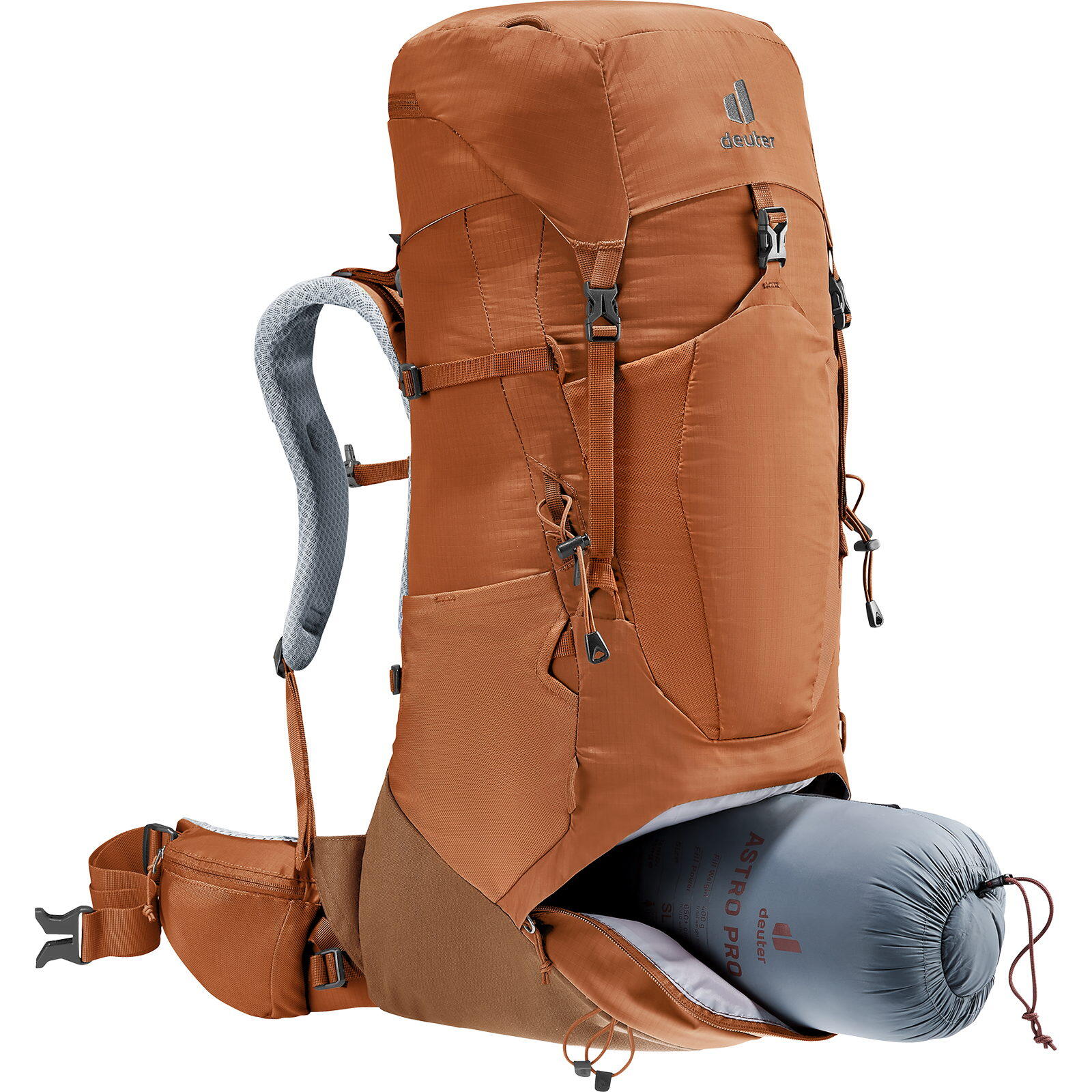 Damen-Trekkingrucksack Aircontact Lite 35+10 SL pecan-mocha 7/7