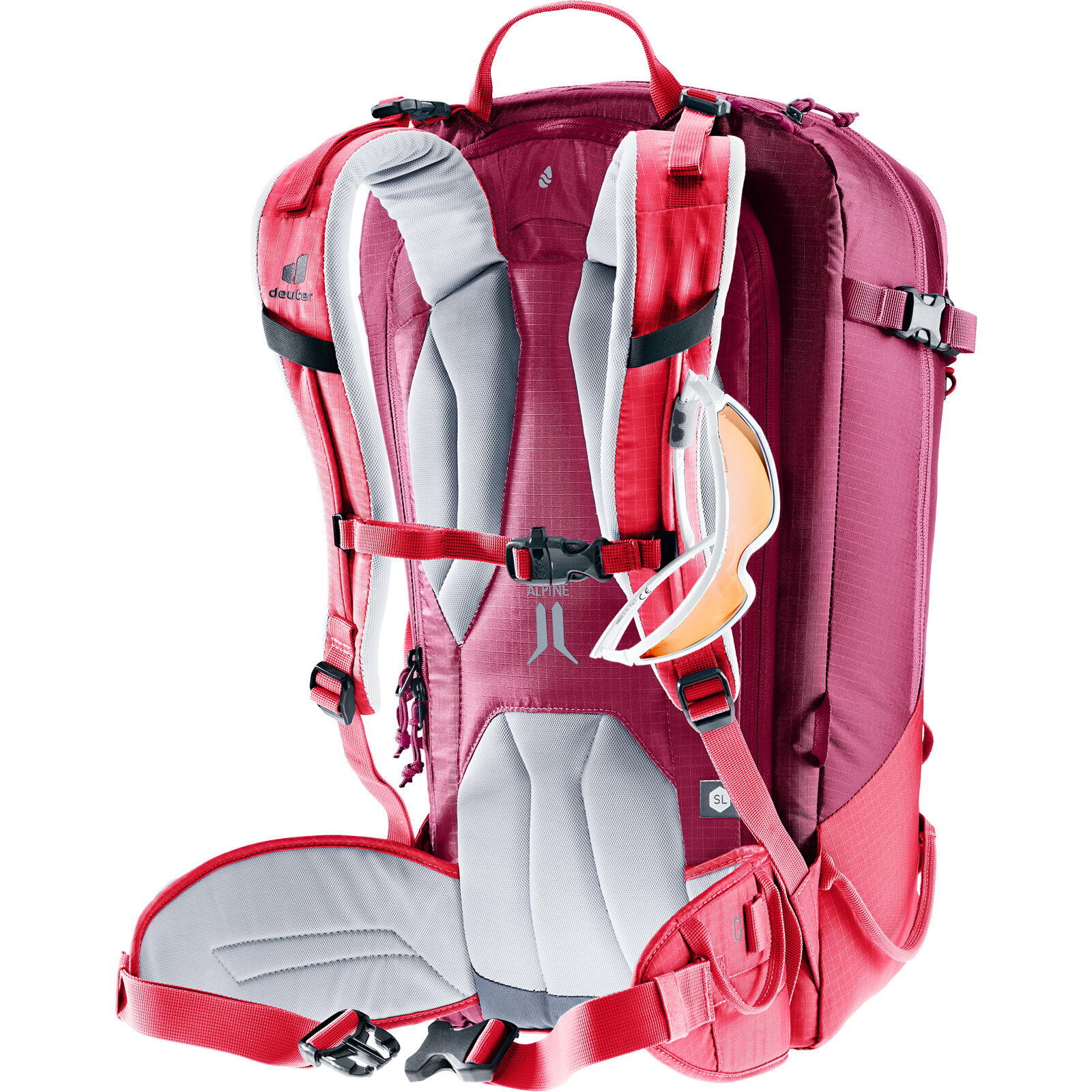 Plecak skiturowy Deuter Freerider 28 SL - hibiscus/ruby 7/7