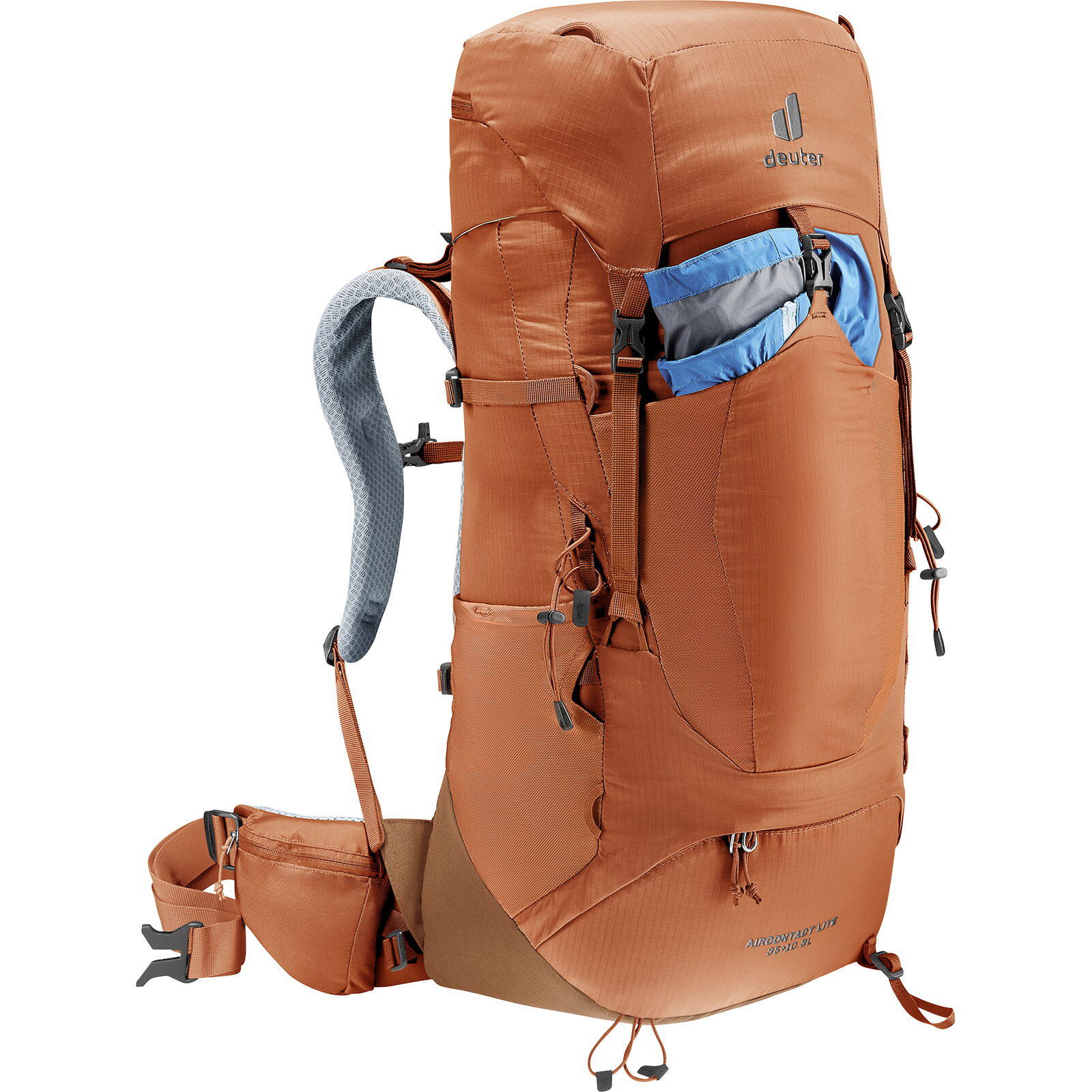 Damen-Trekkingrucksack Aircontact Lite 35+10 SL pecan-mocha 5/7