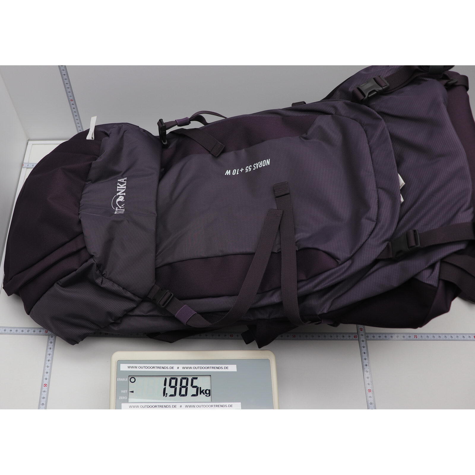 Trekkingrucksack Noras 55+10 Damen midnight plum 5/7