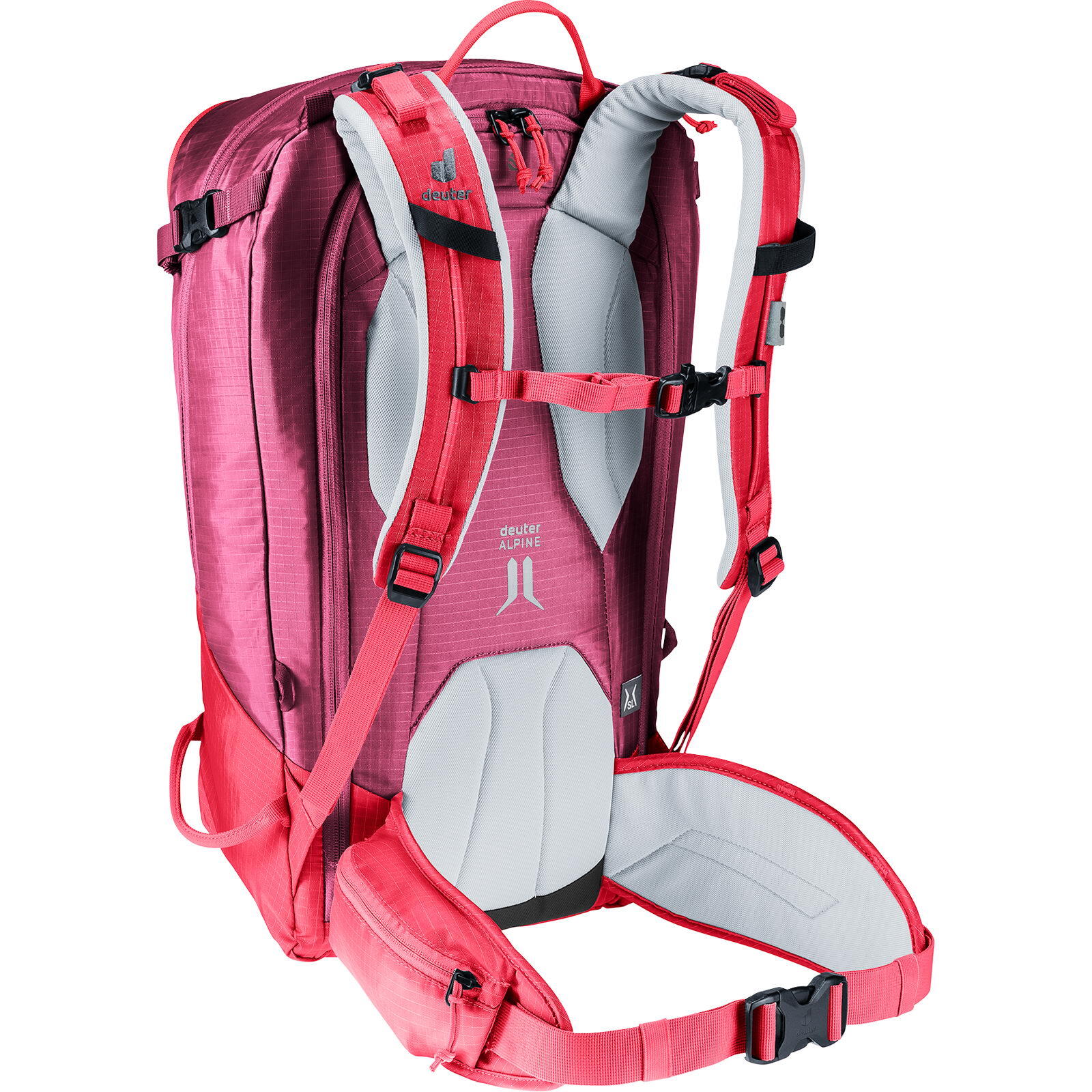 Plecak skiturowy Deuter Freerider 28 SL - hibiscus/ruby 4/7