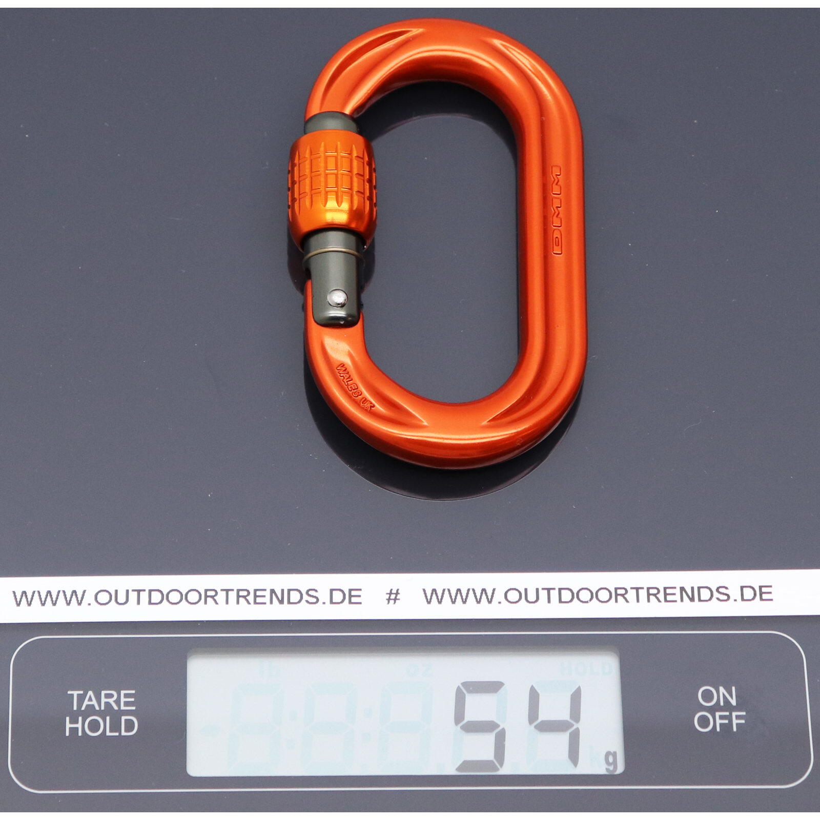 Schraubkarabiner Perfect O Screwgate orange 2/2