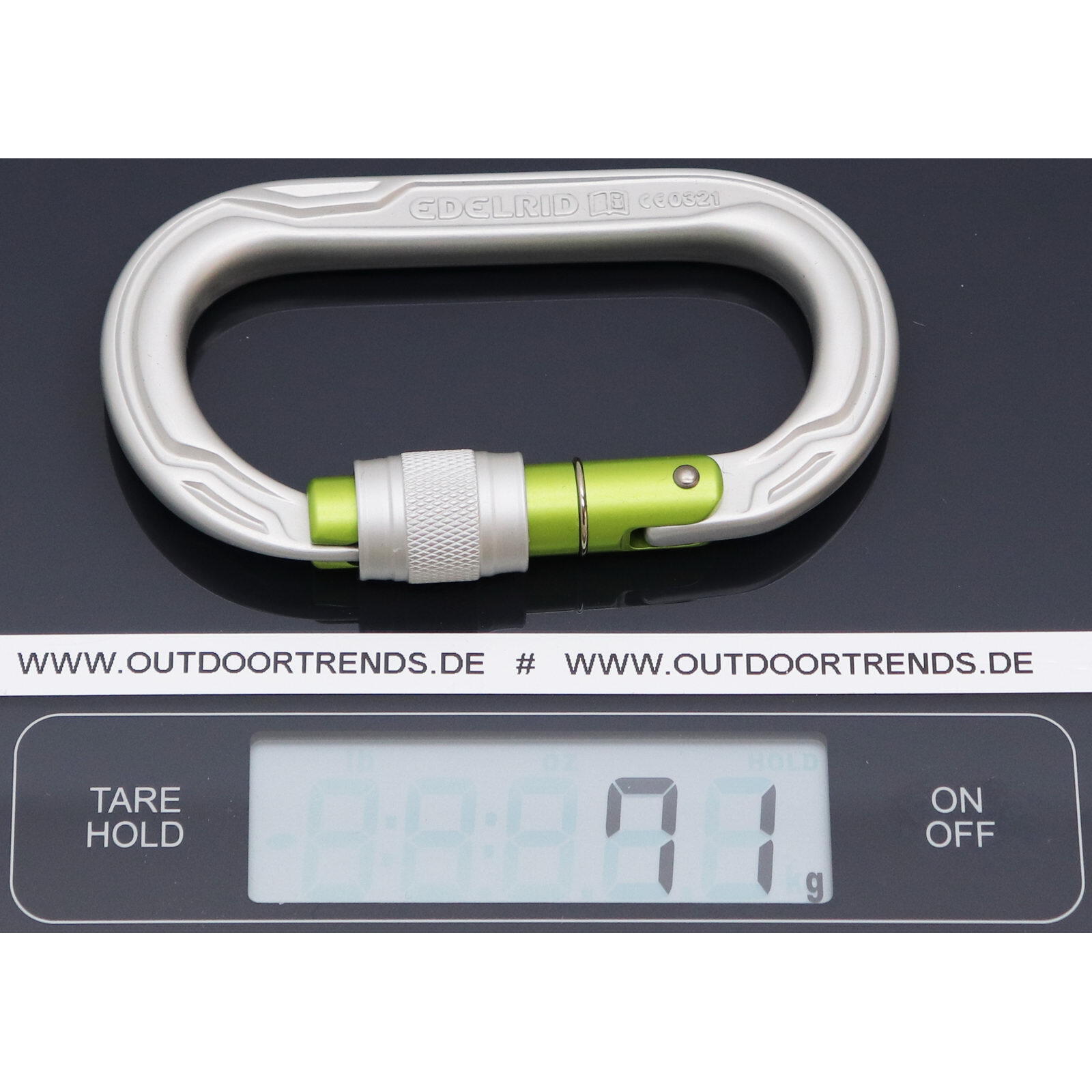 Mosquetón Oval Power 2500 Screw II EDELRID 3/3