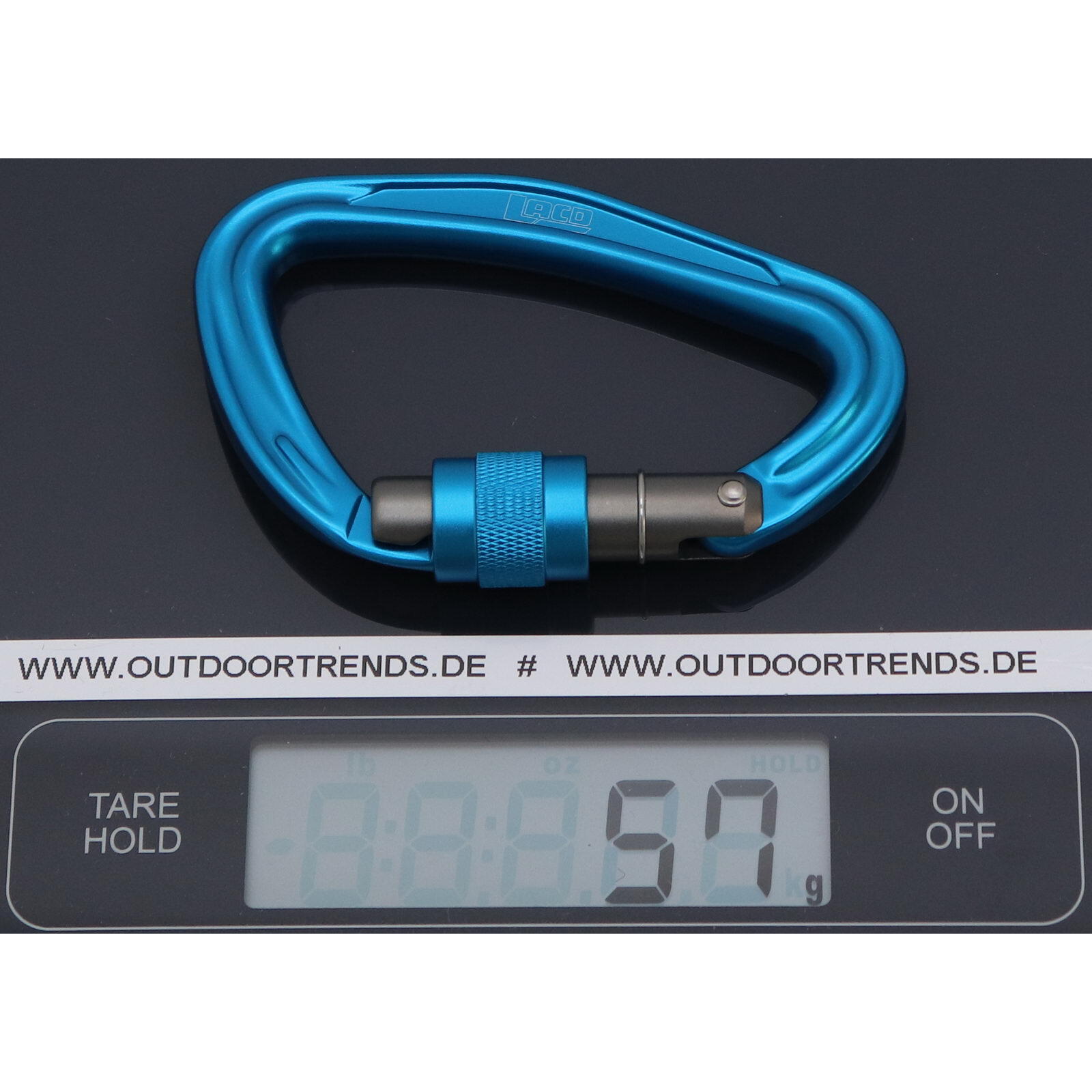 Schraubkarabiner D Screw AS blue 2/2