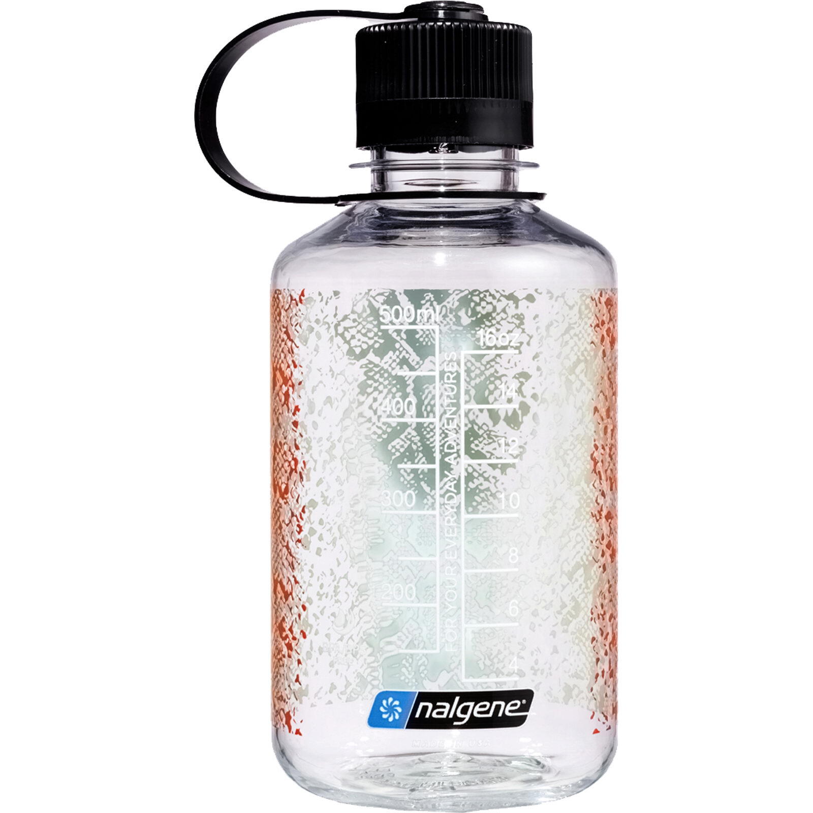 Nalgene Sustain Flasche 500 ml Rainbow Snake Tritan BPA-frei 50% recycelt dicht 2/4