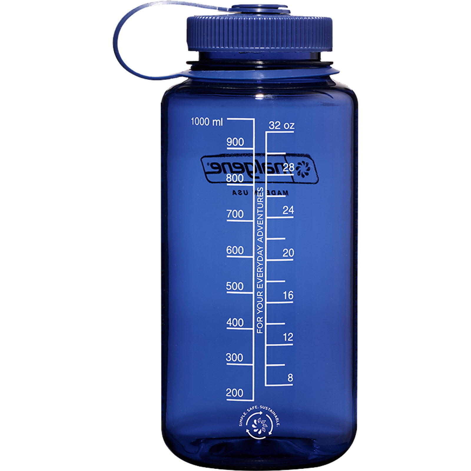 Bouteille Nalgene Wide 1000 ml Sustain Denim sans BPA 2/4