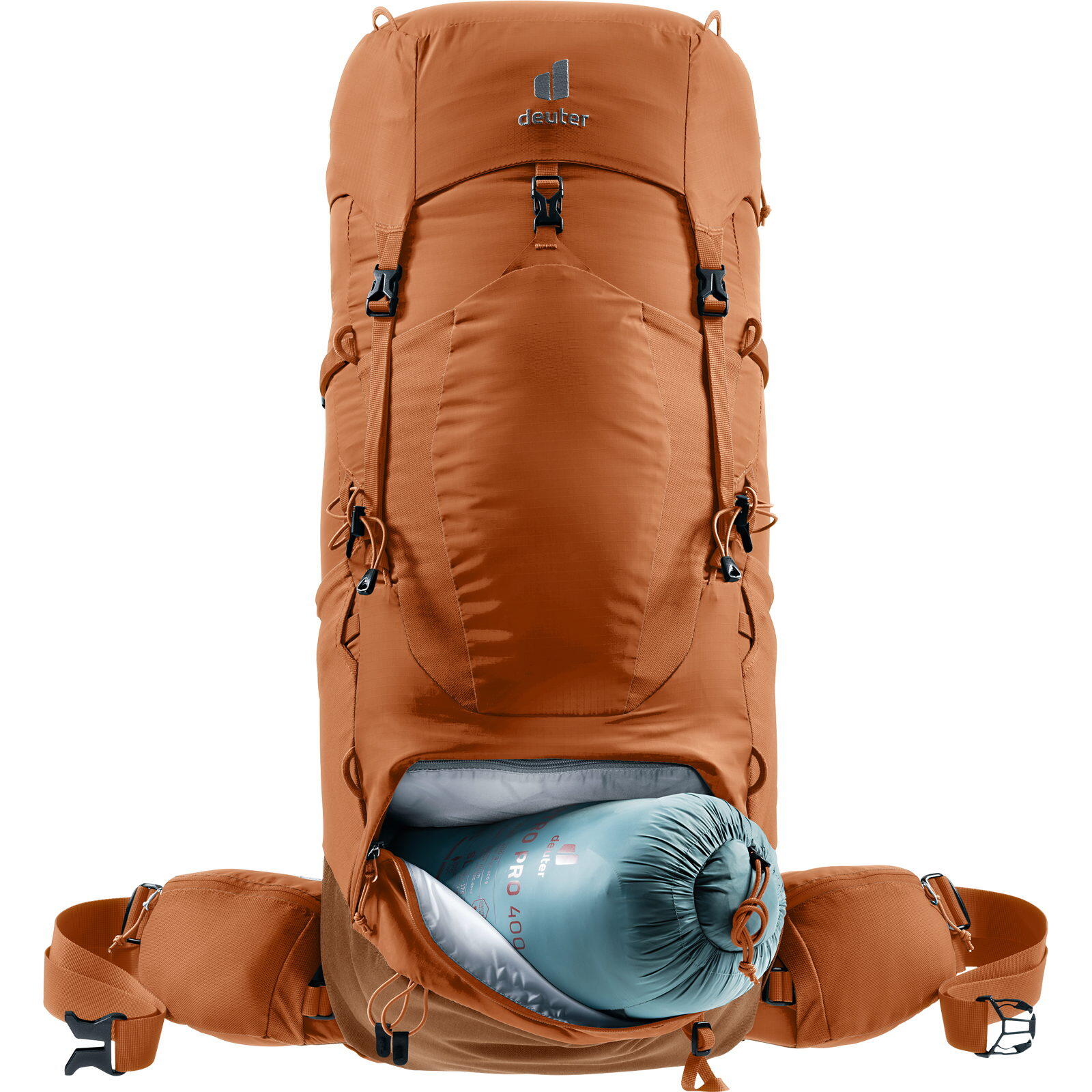Damen-Trekkingrucksack Aircontact Lite 45+10 SL pecan-mocha 7/7
