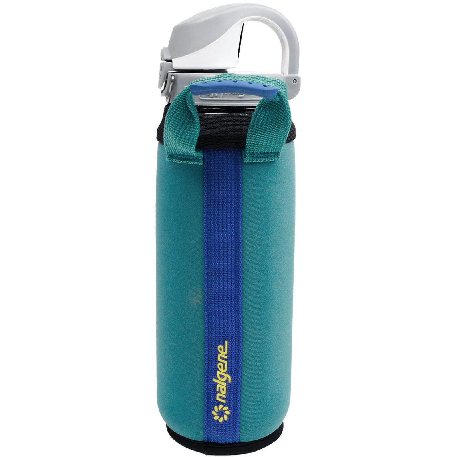 Isolierhülle Nalgene 24 oz Teal aus weichem Silikon, Stoßschutz und Gripp 2/3
