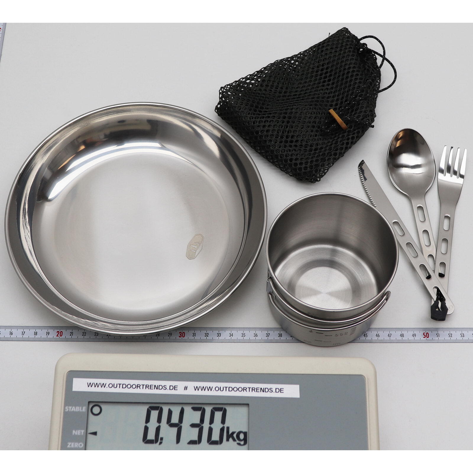 Geschirrset Glacier Stainless Steel 1 Person Set 4/4