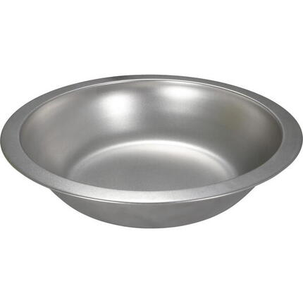 Edelstahl Teller tief matt