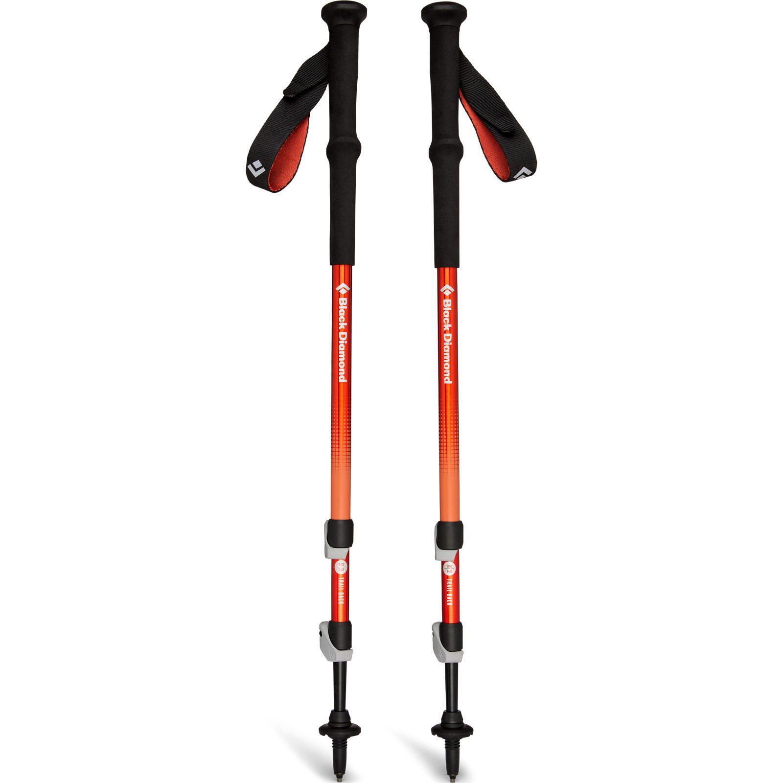 Bâtons trekking Black Diamond Trail alu 7075 recyclé 64–100–140 cm FlickLock 2/7