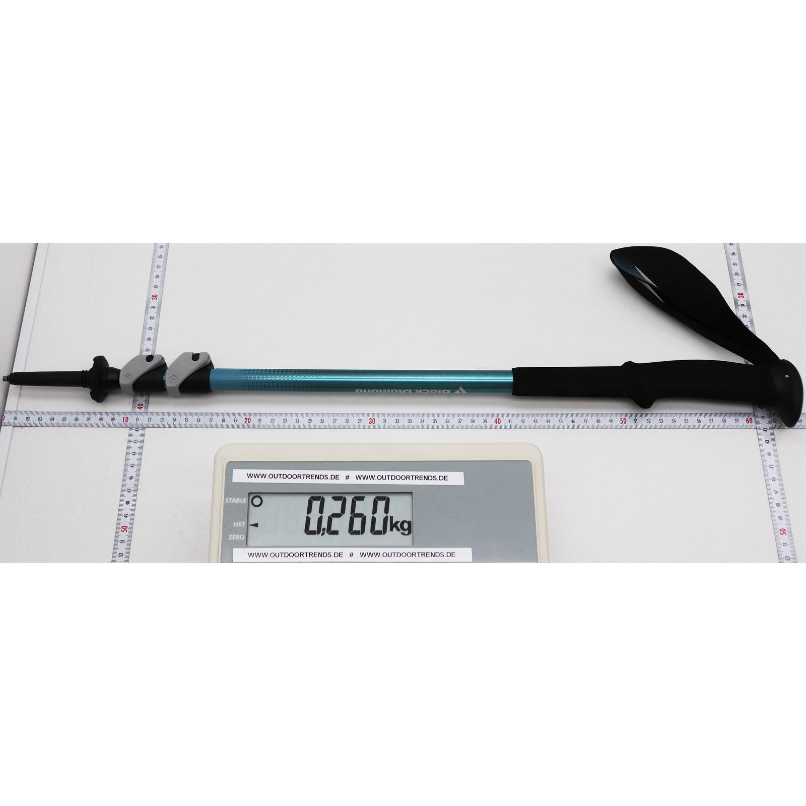 Bâtons trekking Black Diamond Trail alu 7075 recyclé 64–100–140 cm FlickLock 5/7
