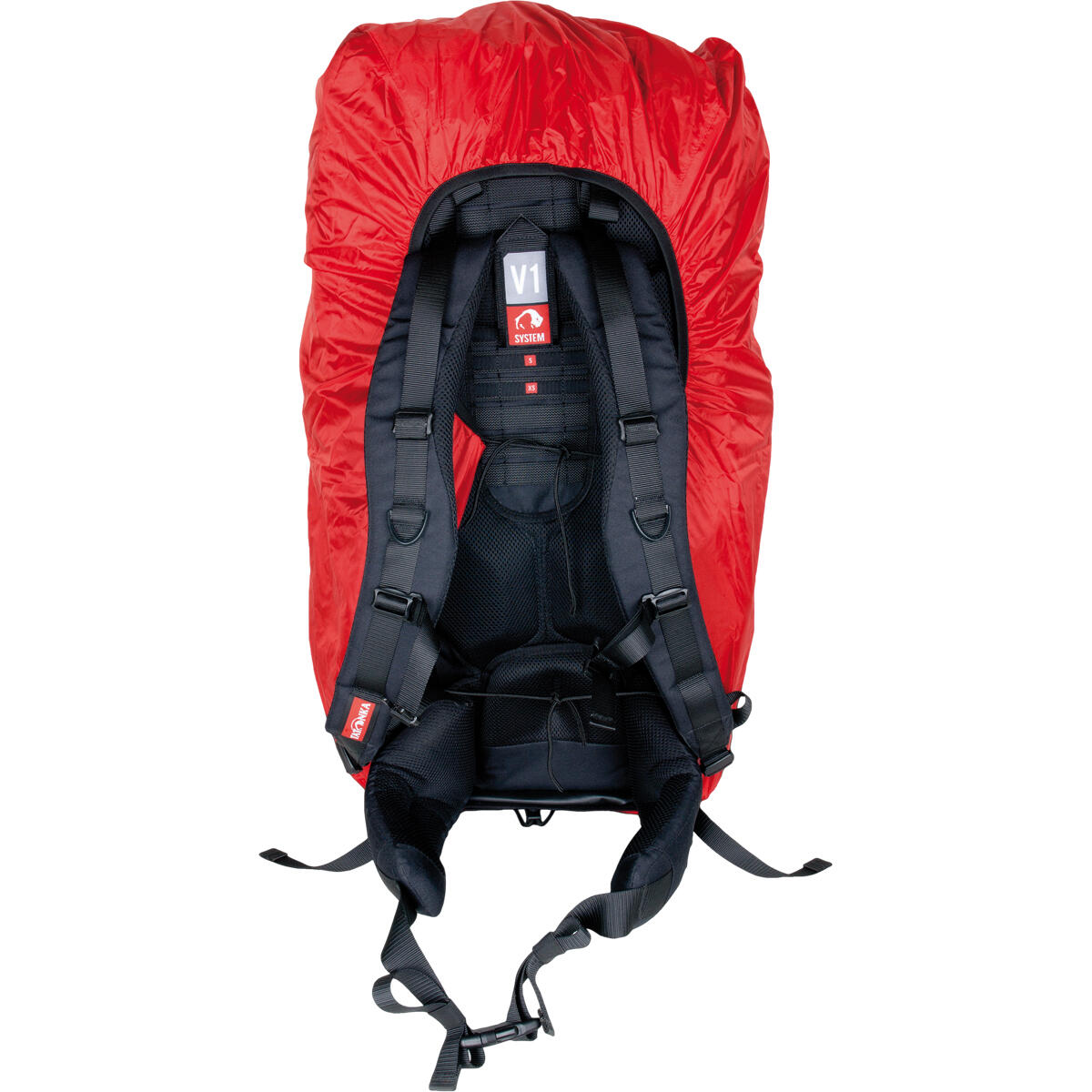 Pokrowiec na plecak Tatonka Rain Flap XL - red 3/5