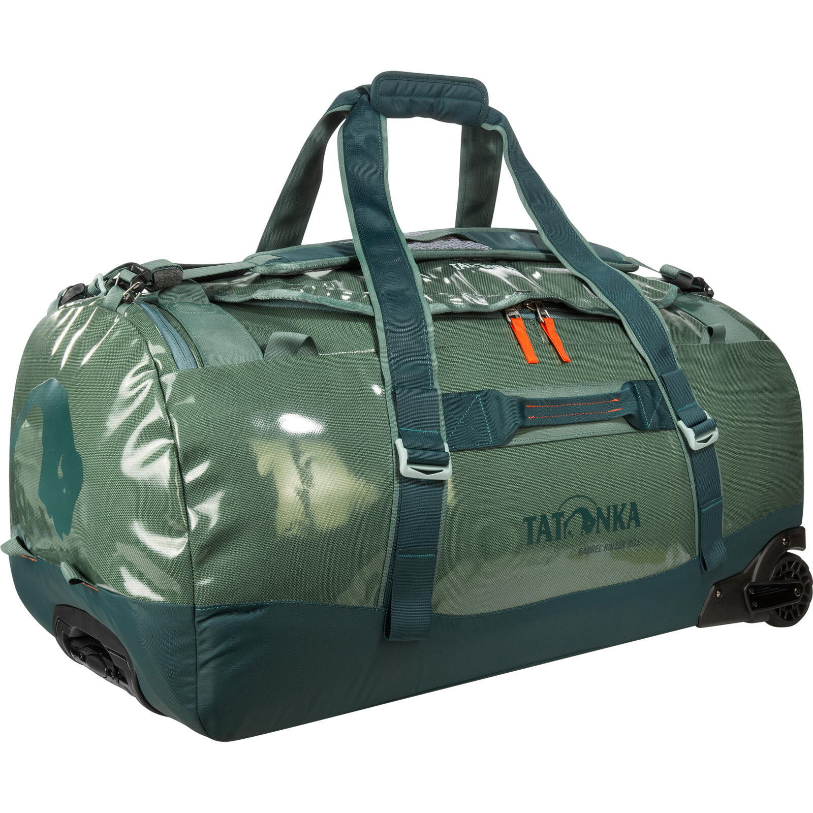 Reisetasche mit Rollen Barrel Roller 80 sage green 3/7