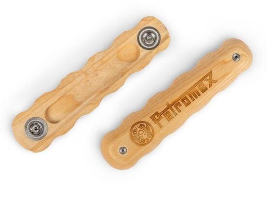 Petromax Poignée en bois pour casserole en fer forgé