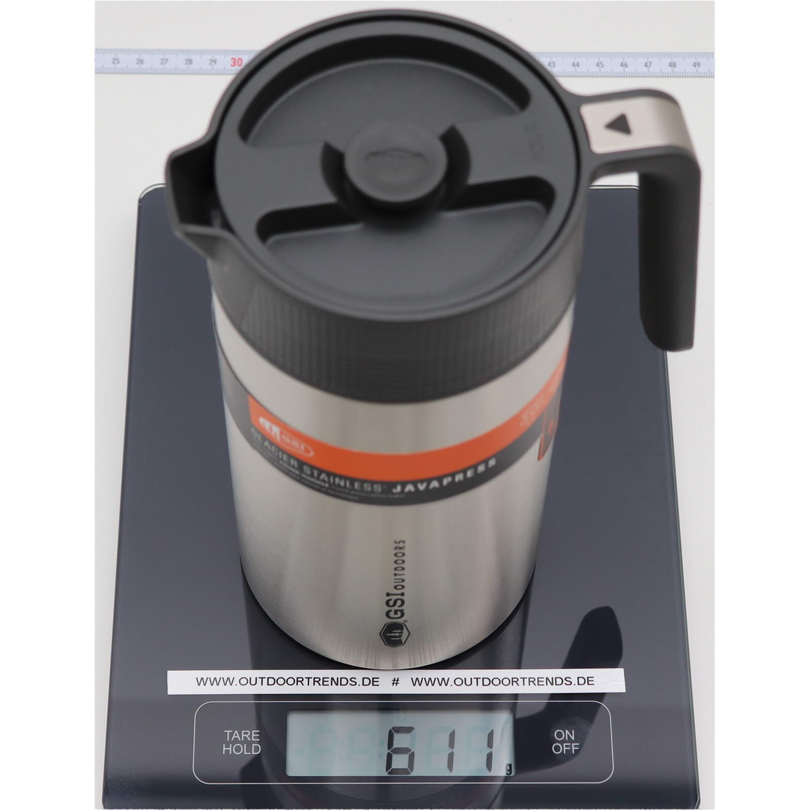 GSI Javapress presse française 976 ml inox 18/8 double paroi antidérapante 2/7