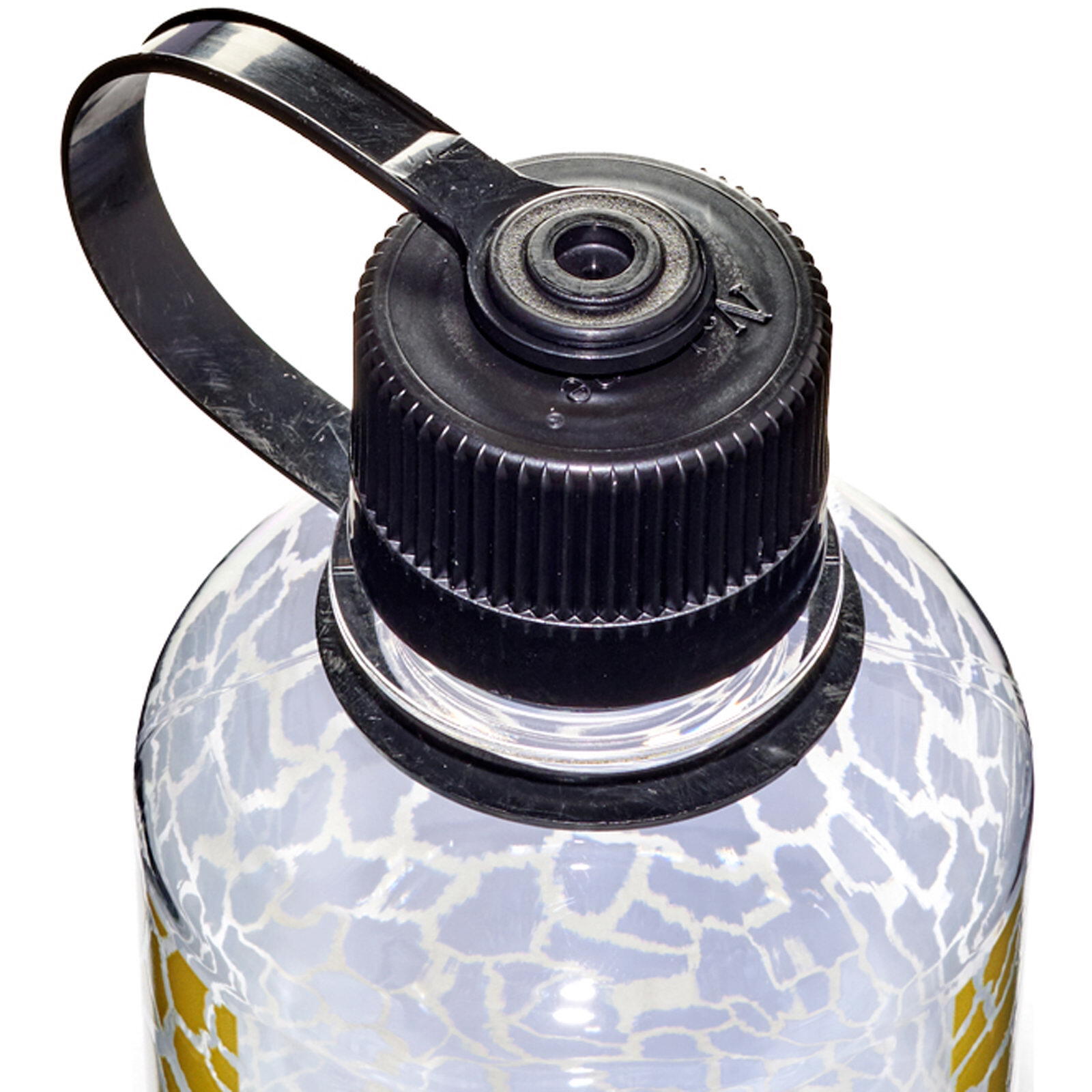 Nalgene Narrow Mouth 500 ml Sustain 50% recycelt Clear Rainbow Giraffe BPAfrei 3/4