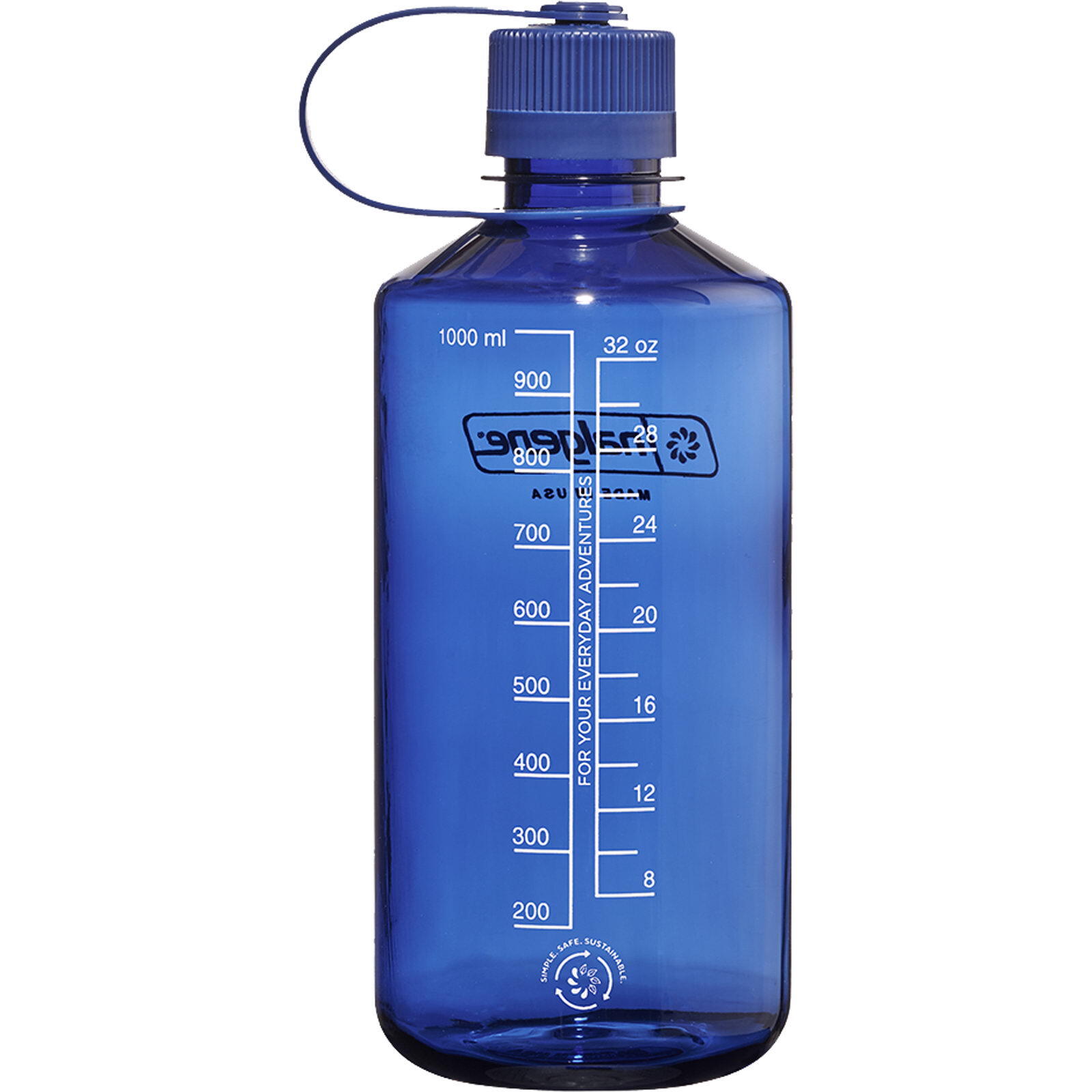 Bouteille Nalgene Narrow Mouth Sustain 1000 ml denim étanche 2/4
