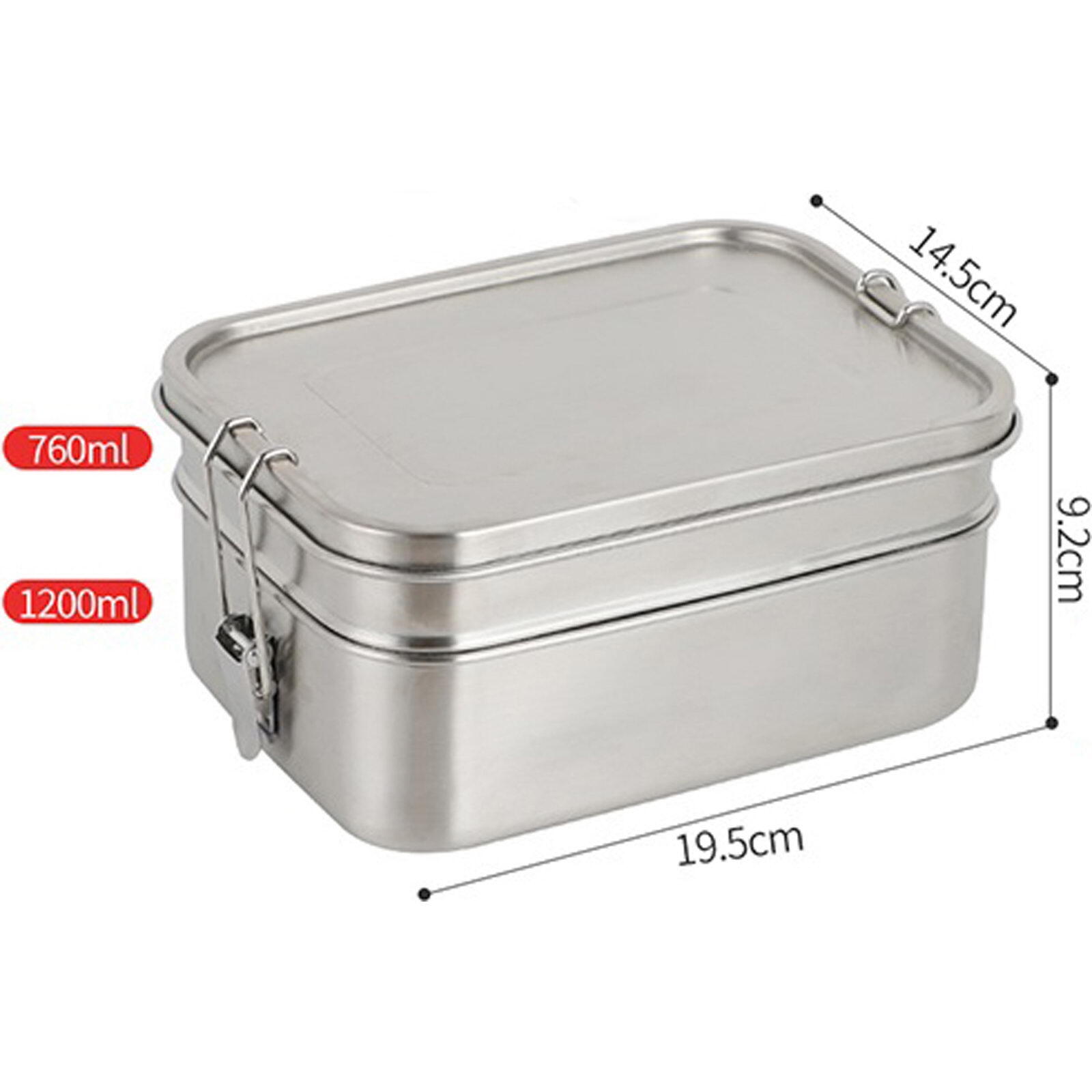 Proviantdose Lunchbox Deluxe Double 4/5