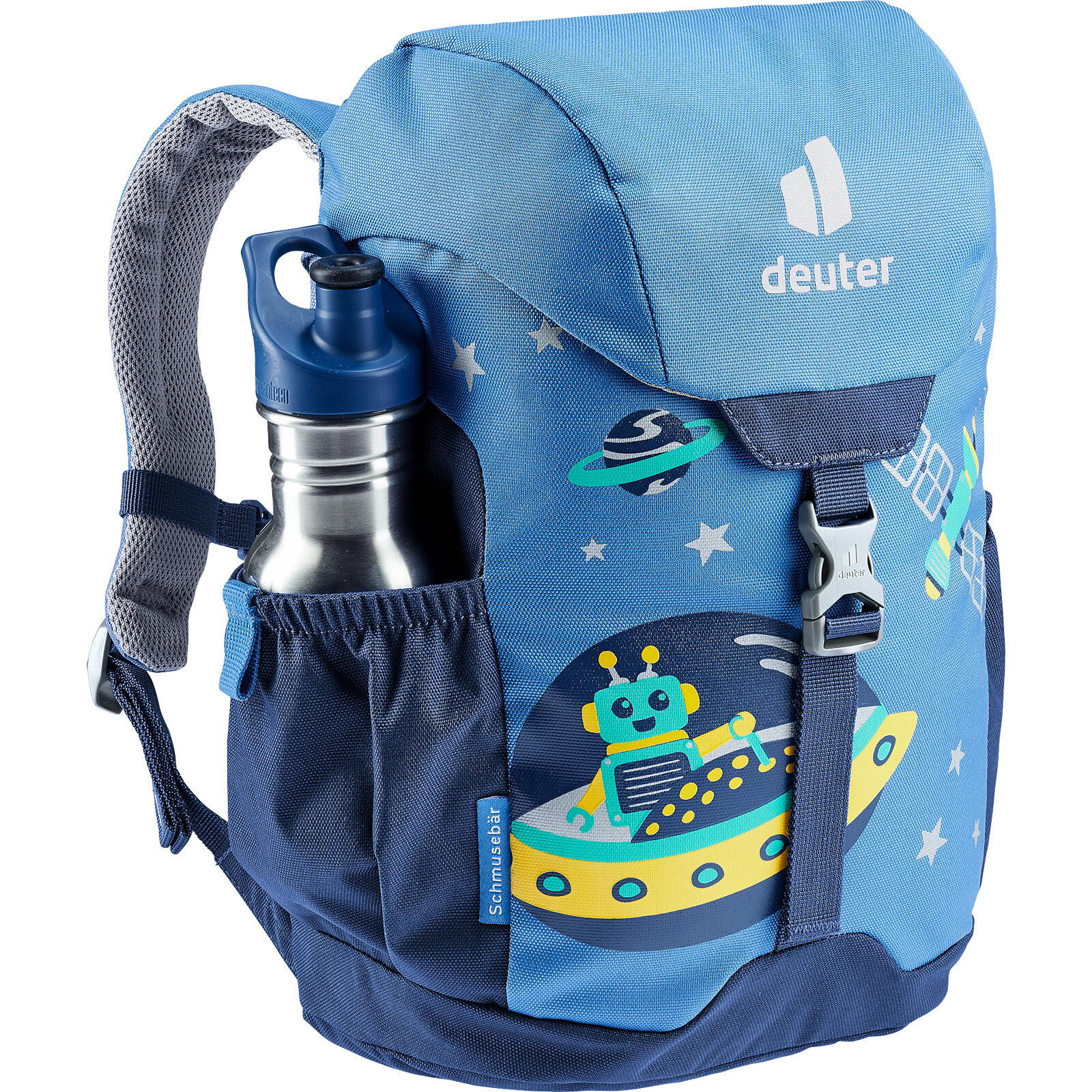 Mochila infantil Deuter Schmusebär 8L wave-nightblue ligera ergonómica reciclada 7/7