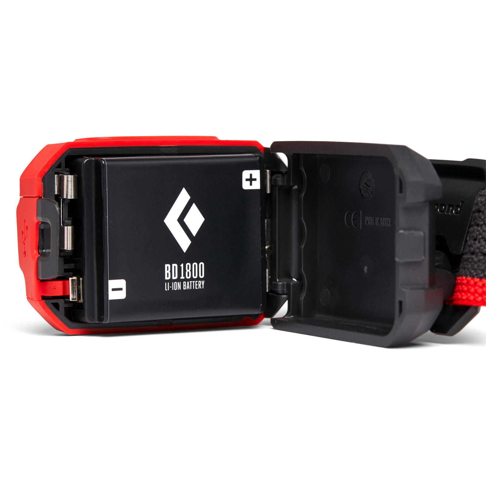 Wiederaufladbarer Black Diamond BD1800 Akku 1800 mAh, kompakt, USB-Ladegerät 3/4