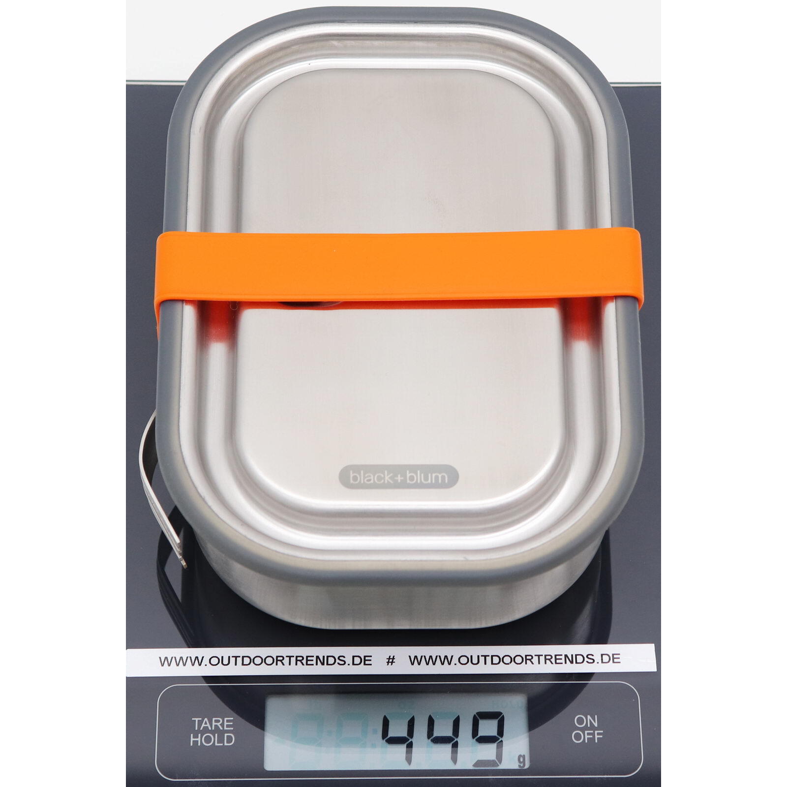 Boite repas en acier inoxydable Large - Orange 1L 3/7