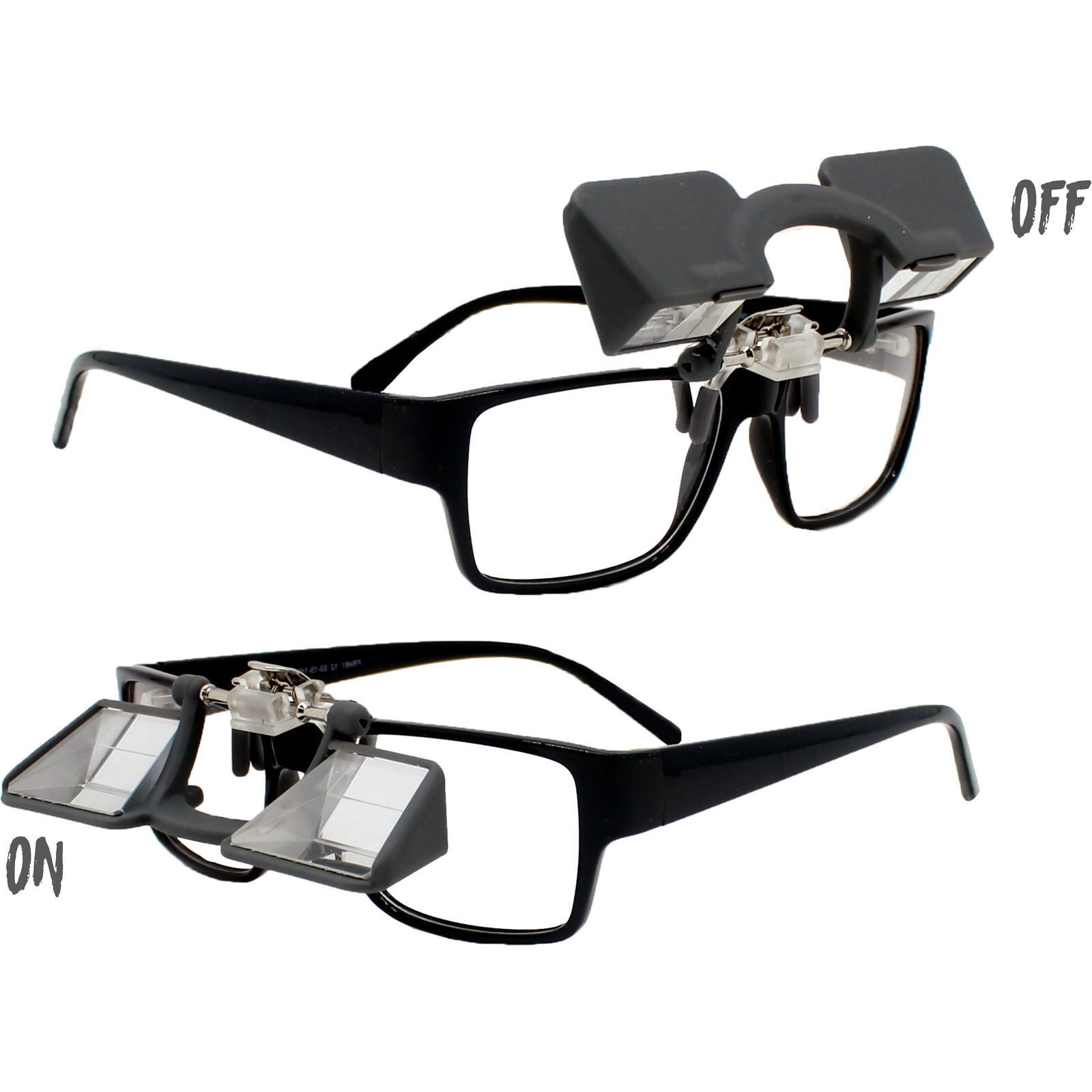 Sicherungsbrille Clip Up grau 2/7